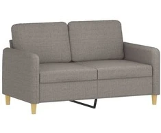 Dvivietė sofa, taupe spalvos, 120cm, audinys