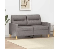 Dvivietė sofa, taupe spalvos, 120cm, audinys