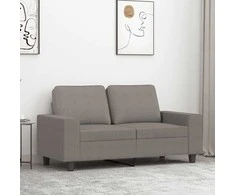 Dvivietė sofa, taupe spalvos, 120cm, audinys