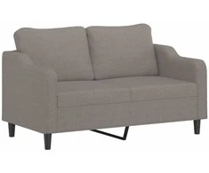 Dvivietė sofa, taupe spalvos, 140cm, audinys