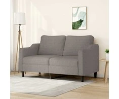 Dvivietė sofa, taupe spalvos, 140cm, audinys