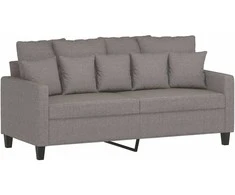 Dvivietė sofa, taupe spalvos, 140cm, audinys