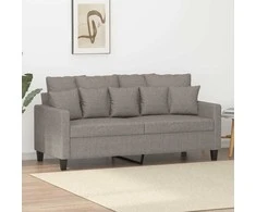 Dvivietė sofa, taupe spalvos, 140cm, audinys