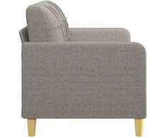Dvivietė sofa, taupe spalvos, 140cm, audinys