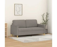Dvivietė sofa, taupe spalvos, 140cm, audinys