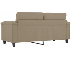 Dvivietė sofa, taupe spalvos, 140cm, mikropluošto audinys