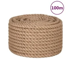 Džiuto virvė, 100 m ilgio, 16 mm storio