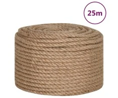 Džiuto virvė, 25m ilgio, 12mm storio