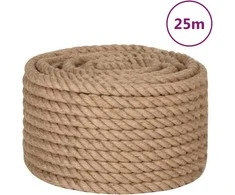 Džiuto virvė, 25m ilgio, 20mm storio