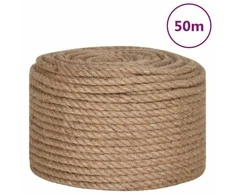Džiuto virvė, 50m ilgio, 12mm storio