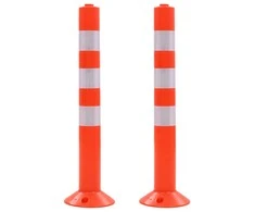 Eismo reguliavimo stulpeliai, 2vnt., plastikas, 75cm