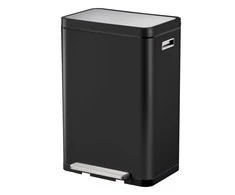 EKO Šiukšliadėžė su pedalu X-Cube, juodos spalvos, 45l