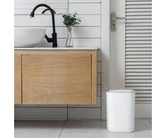EKO Smart Šiukšliadėžė su jutikliu Morandi, baltos spalvos, 12l