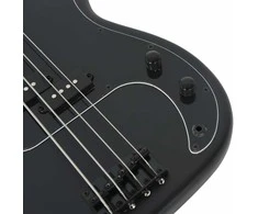 Elektrinė bosinė gitara pradedantiesiems, juoda, 4/4 46"