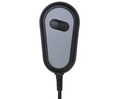 Elektrinis masažinis krėslas, raudonojo vyno spalvos, audinys