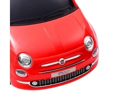 Elektrinis vaikiškas automobilis Fiat 500, raudonos spalvos