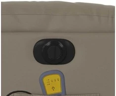 Fotelis Elektrinis atlošiamas masažinis krėslas, kapučino, dirbtinė oda