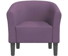 Fotelis Krėslas, violetinės spalvos, audinys