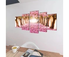 Nuotraukų rėmelis Fotopaveikslas "Vyšnių Žiedai" ant Drobės 200 x 100 cm