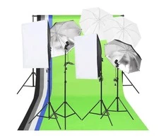 Fotostudijos apšvietimo rinkinys