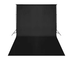 Fotostudijos rinkinys su apšvietimo rinkiniu ir fonu