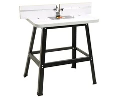 Frezavimo stalas, 81x61x88cm, plienas ir MDF