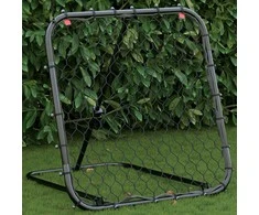 Futbolo kamuolio atšokimo sienelė, juoda, 84x73x60–80cm