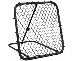 Futbolo kamuolio atšokimo sienelė, juoda, 84x73x60–80cm