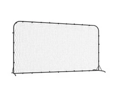Futbolo kamuolio atšokimo sienelė, juoda, 366x90x183cm, HDPE