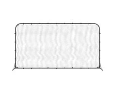 Futbolo kamuolio atšokimo sienelė, juoda, 366x90x183cm, HDPE