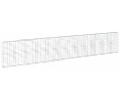 Gabiono krepšys su dangčiu, 1200x50x200cm, galvanizuota geležis