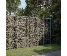 Gabiono krepšys su dangčiu, 200x100x150cm, galvanizuota geležis
