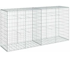 Gabiono krepšys su dangčiu, 200x50x100cm, galvanizuota geležis