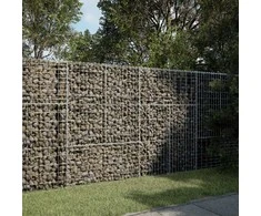 Gabiono krepšys su dangčiu, 200x50x150cm, galvanizuota geležis