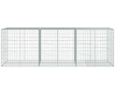 Gabiono krepšys su dangčiu, 300x100x100cm, galvanizuota geležis