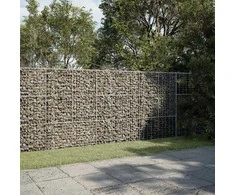 Gabiono krepšys su dangčiu, 300x100x150cm, galvanizuota geležis