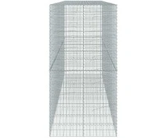 Gabiono krepšys su dangčiu, 450x100x200cm, galvanizuota geležis