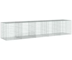 Gabiono krepšys su dangčiu, 500x100x100cm, galvanizuota geležis