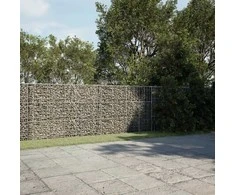 Gabiono krepšys su dangčiu, 600x50x150cm, galvanizuota geležis