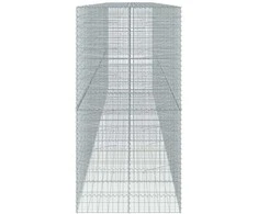 Gabiono krepšys su dangčiu, 800x100x200cm, galvanizuota geležis