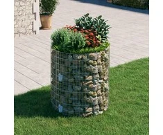 Gabiono stulpas, 100x100cm, galvanizuotas plienas, apskritas