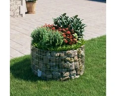 Gabiono stulpas, 100x50cm, galvanizuotas plienas, apskritas