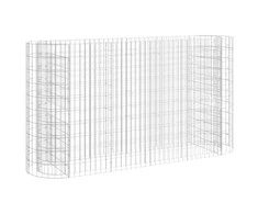 Gabiono lovelis, 190x50x100cm, galvanizuota geležis, aukštas