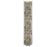 Gabiono stulpas, 30x150cm, galvanizuotas plienas, apskritas