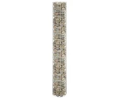 Gabiono stulpas, 30x200cm, galvanizuotas plienas, apskritas