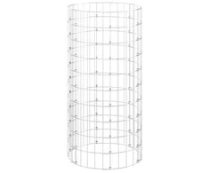 Gabiono stulpas, 50x100cm, galvanizuotas plienas, apskritas