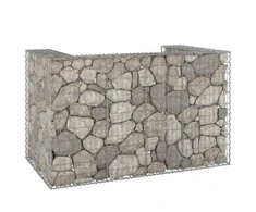 Gabiono siena konteineriams, 180x100x110cm, plienas