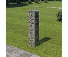 Gabiono siena su dang., galvanizuotas plienas, 20x20x100cm