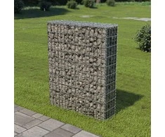 Gabiono siena su dang., galvanizuotas plienas, 80x20x100cm