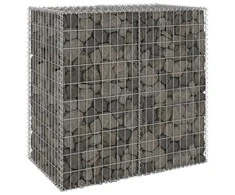Gabiono siena su dangčiais, 100x60x100cm, galvanizuotas plienas